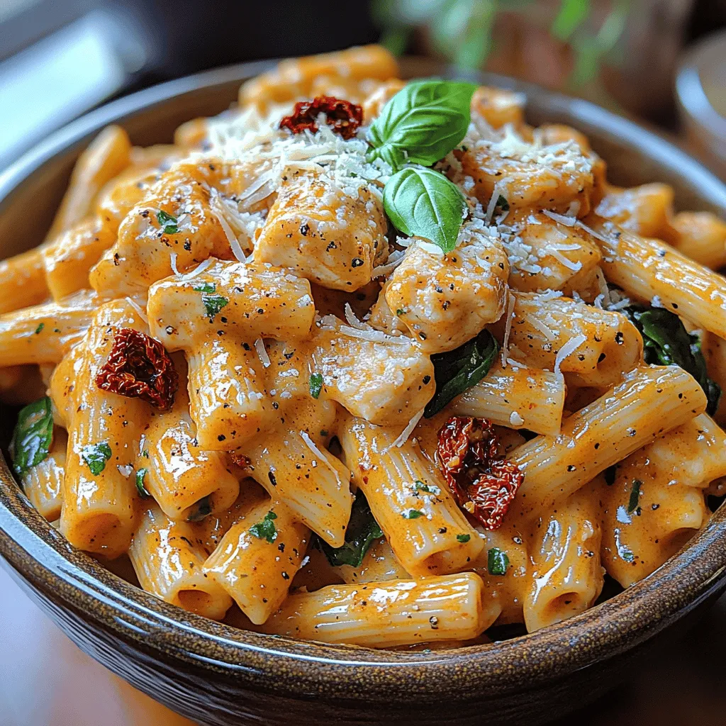 Creamy Sun-Dried Tomato Chicken Pasta is more than just a meal; it’s a comforting dish that brings together rich flavors and satisfying textures, making it a favorite among home cooks and food enthusiasts alike. This recipe beautifully marries tender chicken, vibrant sun-dried tomatoes, and al dente pasta in a luscious cream sauce, delivering a culinary experience that is both easy to prepare and delightful to savor. As we delve into the world of pasta, it’s easy to see why this dish stands out in the realm of everyday cooking.