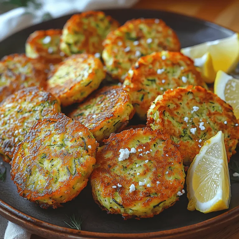 Zucchini has become a staple ingredient in many kitchens, celebrated not only for its mild flavor but also for its impressive nutritional profile. This versatile vegetable is low in calories yet rich in vitamins and minerals, making it a favorite among health-conscious cooks. Whether grilled, roasted, or spiralized, zucchini lends itself to countless culinary applications. Among the myriad of ways to enjoy this summer squash, zucchini fritters stand out as a delightful option that can be served at any meal or occasion.