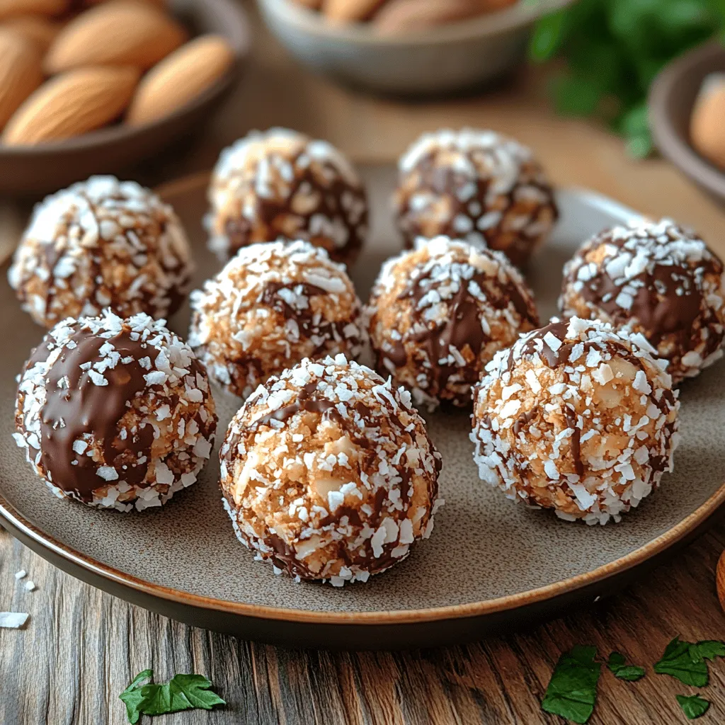 Sweet Coconut Almond Balls are a delightful treat that perfectly balances flavor and texture, making them an irresistible option for both snack time and dessert. The combination of sweet, nutty, and chewy elements creates a mouthwatering experience that appeals to dessert lovers and health-conscious individuals alike. These delectable bites are not only tasty but also packed with nutritional benefits, thanks to their wholesome ingredients like almond flour, almond butter, and coconut.