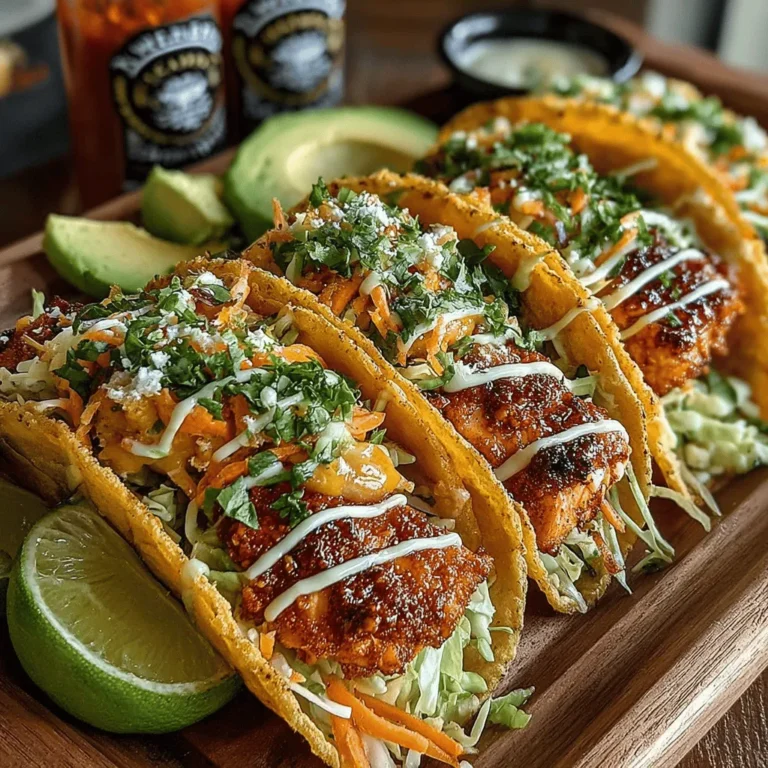 Tacos are a beloved staple in many cultures, celebrated for their versatility and ability to bring people together. Whether enjoyed at a casual family dinner, a festive gathering, or a quick lunch on the go, tacos have earned their place in the culinary spotlight. With the right combination of flavors and textures, they can elevate a simple meal into a memorable experience. One such standout recipe is Zesty Salmon Tacos with Crunchy Lime Slaw. This dish embraces the traditional taco format while introducing a unique twist that will delight your taste buds.