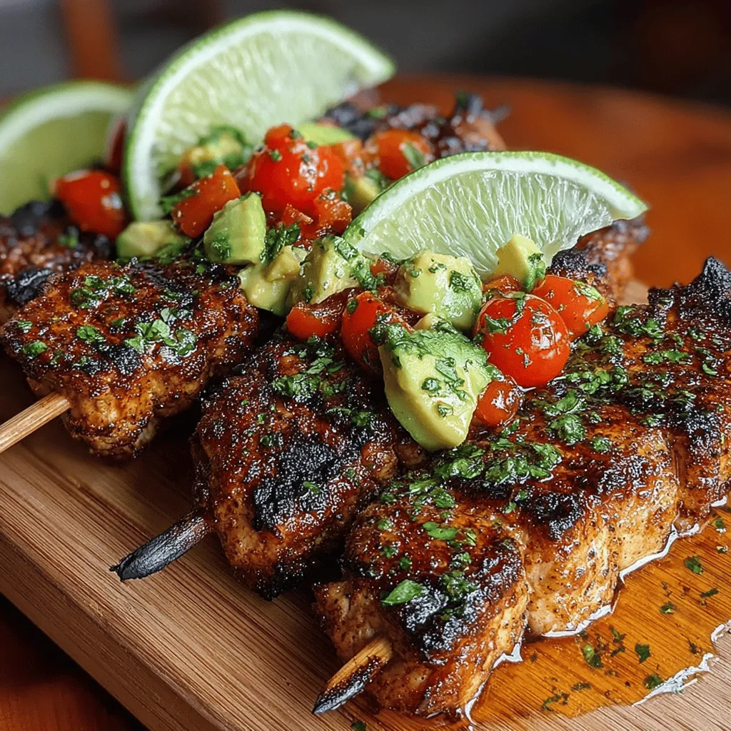 Unleash the flavors of summer with our Zesty Turkey Skewers paired with a refreshing Bright Lime Salsa. This delightful dish is not only quick and easy to prepare but also packed with vibrant flavors that will awaken your taste buds. The combination of succulent ground turkey with zesty lime and fresh herbs creates a symphony of tastes that is both satisfying and invigorating. Whether you're hosting a backyard barbecue, planning a family dinner, or looking for a healthy weeknight meal, these turkey skewers are versatile enough to fit any occasion.