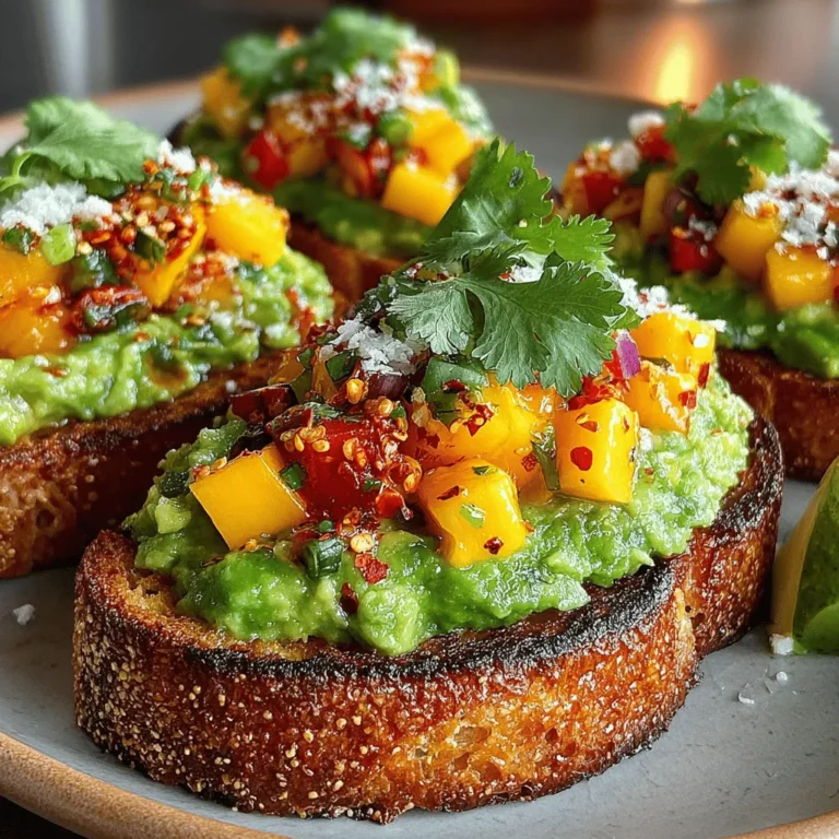 In recent years, avocado toast has skyrocketed in popularity, becoming a staple on brunch menus and a favorite among health-conscious eaters. This simple yet versatile dish has garnered a reputation for its creamy texture and nutritional benefits, making it a go-to choice for breakfast, lunch, or a snack. However, as culinary creativity blooms, variations of this classic toast have emerged, with one standout combination being Mango Avocado Toast Delight. This delightful recipe not only tantalizes the taste buds but also packs a nutritional punch, blending the creamy richness of avocado with the tropical sweetness of ripe mango.