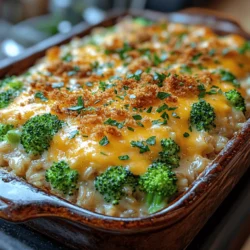When it comes to comfort food, few dishes resonate as warmly as a creamy casserole. The Delightful Creamy Broccoli Rice Bake is a shining example of this genre, combining wholesome ingredients into a dish that is not only delicious but also incredibly satisfying. This bake is a harmonious blend of tender broccoli, fluffy brown rice, and a rich, creamy sauce that envelops every bite in a comforting embrace. Perfect for family gatherings or a cozy dinner at home, this recipe has won hearts for its flavor and ease of preparation.