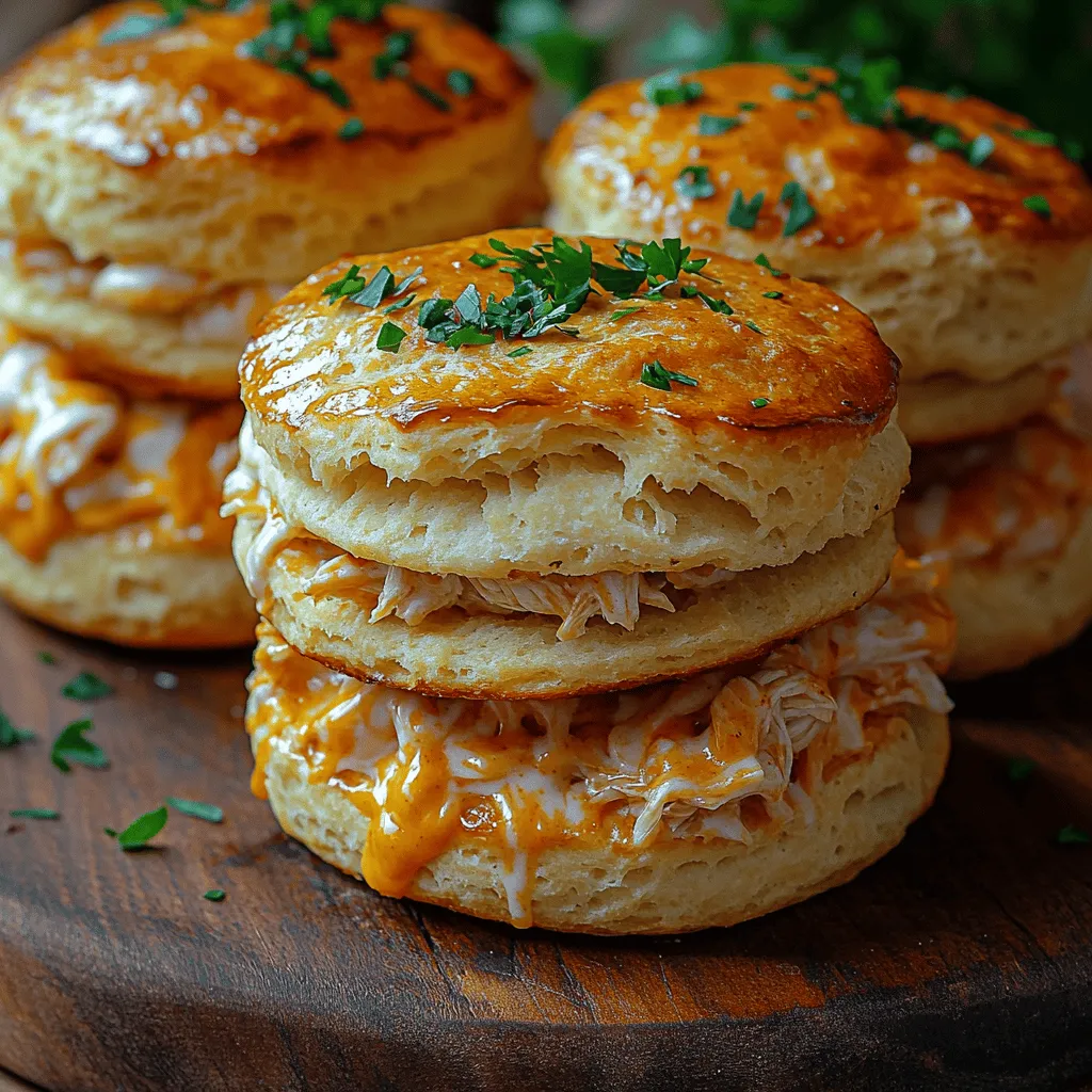 Buffalo Chicken Biscuit Sandwich Sliders are the perfect fusion of comfort food and party pleaser, making them an ideal choice for gatherings, game days, or a cozy family meal. These sliders combine the bold and spicy flavors of buffalo chicken with the soft, flaky goodness of biscuit dough, creating a unique twist on traditional sliders that will elevate your menu and delight your guests. With their easy-to-make nature and satisfying taste, these sliders are sure to become a new favorite in your household.