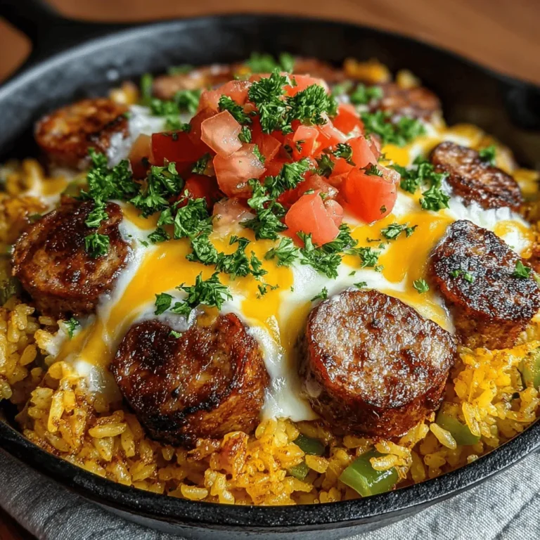 There’s something magical about the scent of a hearty meal wafting through the kitchen, evoking memories and creating new ones. For me, the aroma of the Spicy Cajun Sausage and Rice Bake takes me back to cozy family gatherings, where laughter and love were served alongside generous helpings of delicious food. This dish, with its vibrant flavors and comforting warmth, is not just a recipe; it’s a celebration of life’s simple joys. Whether you’re cooking for a bustling family dinner or a quiet night in, this dish is sure to satisfy and impress.
