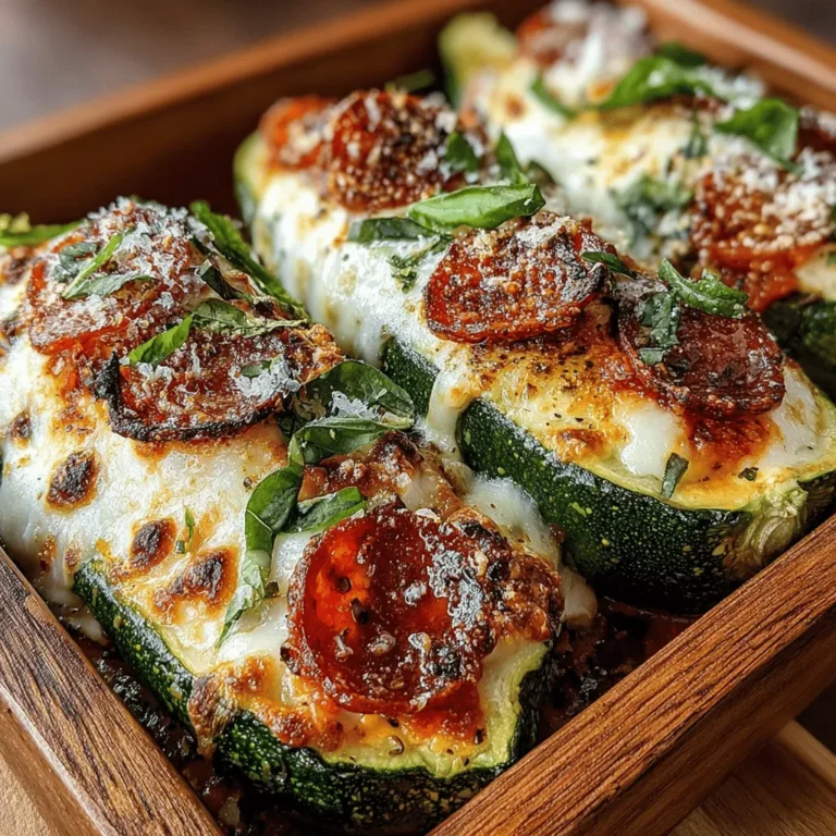 In today’s health-conscious world, finding delicious yet nutritious alternatives to our favorite comfort foods can be a challenge. Enter Cheesy Zucchini Pizza Boats, a delightful dish that brings all the flavors of traditional pizza while keeping it light and low-carb. This innovative recipe transforms zucchini into a perfect vessel for your favorite pizza toppings, making it an excellent choice for anyone looking to indulge without the guilt.