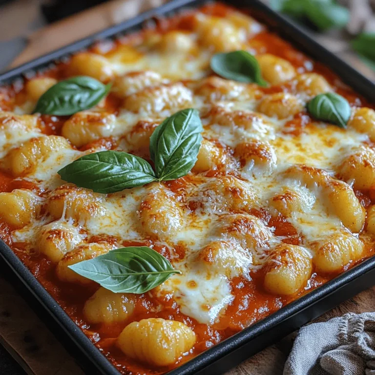 In recent years, gnocchi has surged in popularity as a beloved ingredient in home kitchens around the globe. This pillowy pasta, often made from potatoes, has become a favorite for those seeking a comforting meal that is both satisfying and easy to prepare. Among the various ways to enjoy gnocchi, the Creamy Tomato Gnocchi Bake stands out as a delightful option that combines the rich flavors of tomatoes and cream with the chewy goodness of gnocchi. This one-pan dish is not only visually appealing but also embodies the essence of comfort food, making it perfect for family dinners, gatherings with friends, or even a cozy night in.
