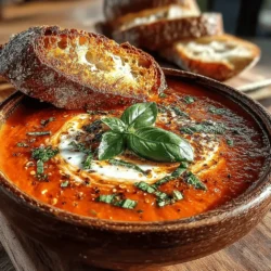 Silky Smooth Tomato Basil Bliss: A Culinary Delight