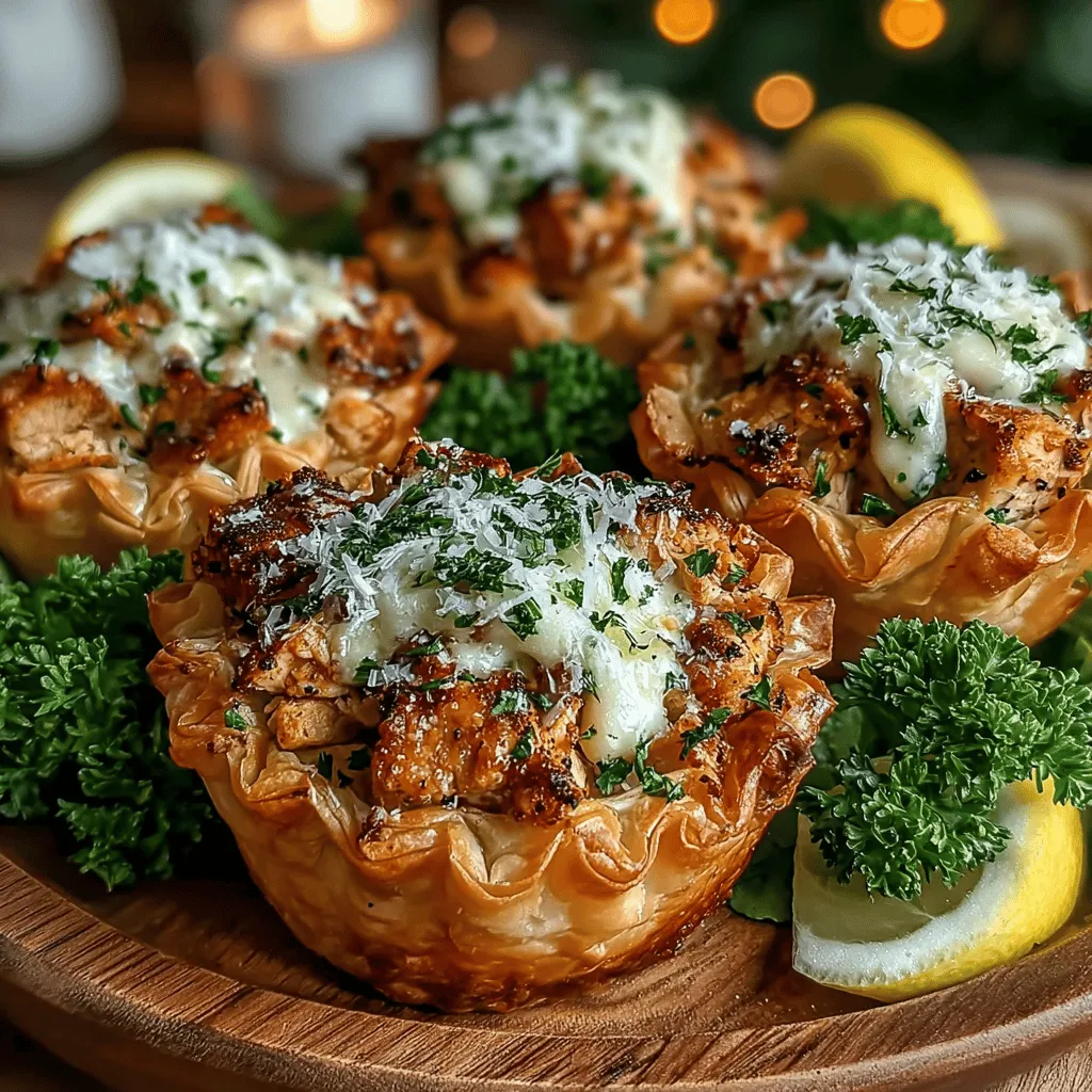 While the phyllo cups can be enjoyed at room temperature, preheating your oven to 350°F (175°C) is an optional step that can elevate the crunchiness of the cups. A brief 5-7 minute warm-up in the oven will allow the phyllo to crisp up even more, enhancing the overall texture of your mini salad cups. If you prefer a cold serving, simply skip this step and proceed with your chicken mixture.