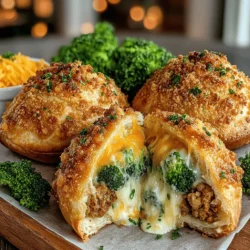 Cheesy Broccoli Chicken Bombs: A Delicious Culinary Adventure