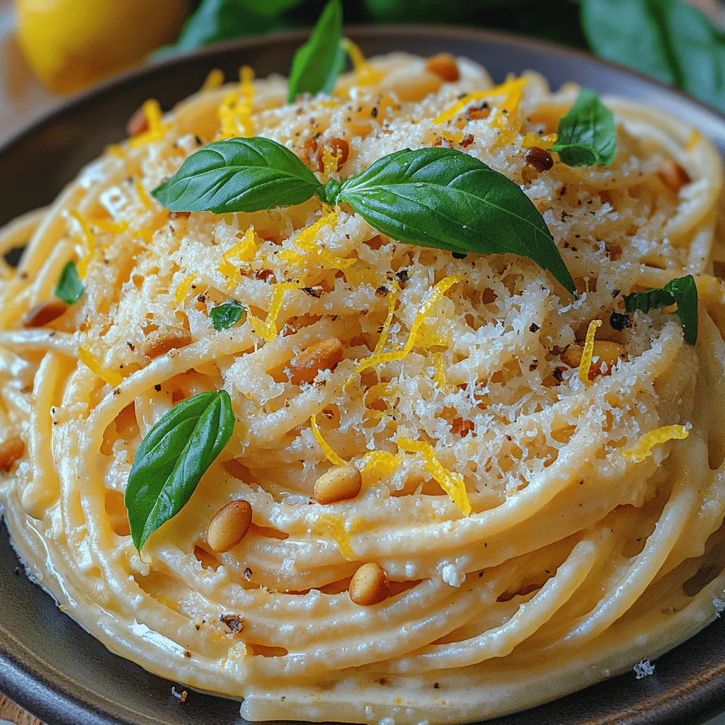 Zesty Creamy Lemon Ricotta Pasta is a culinary delight that combines the rich texture of fresh ricotta cheese with the bright, refreshing notes of lemon. This dish stands out in the realm of pasta recipes, offering a unique blend of flavors that can elevate any dinner table, whether you're hosting a casual family meal or entertaining guests for a special occasion. The creamy ricotta brings a luscious mouthfeel, while the zesty lemon adds a vibrant kick that tantalizes the taste buds, making each bite a delightful experience.
