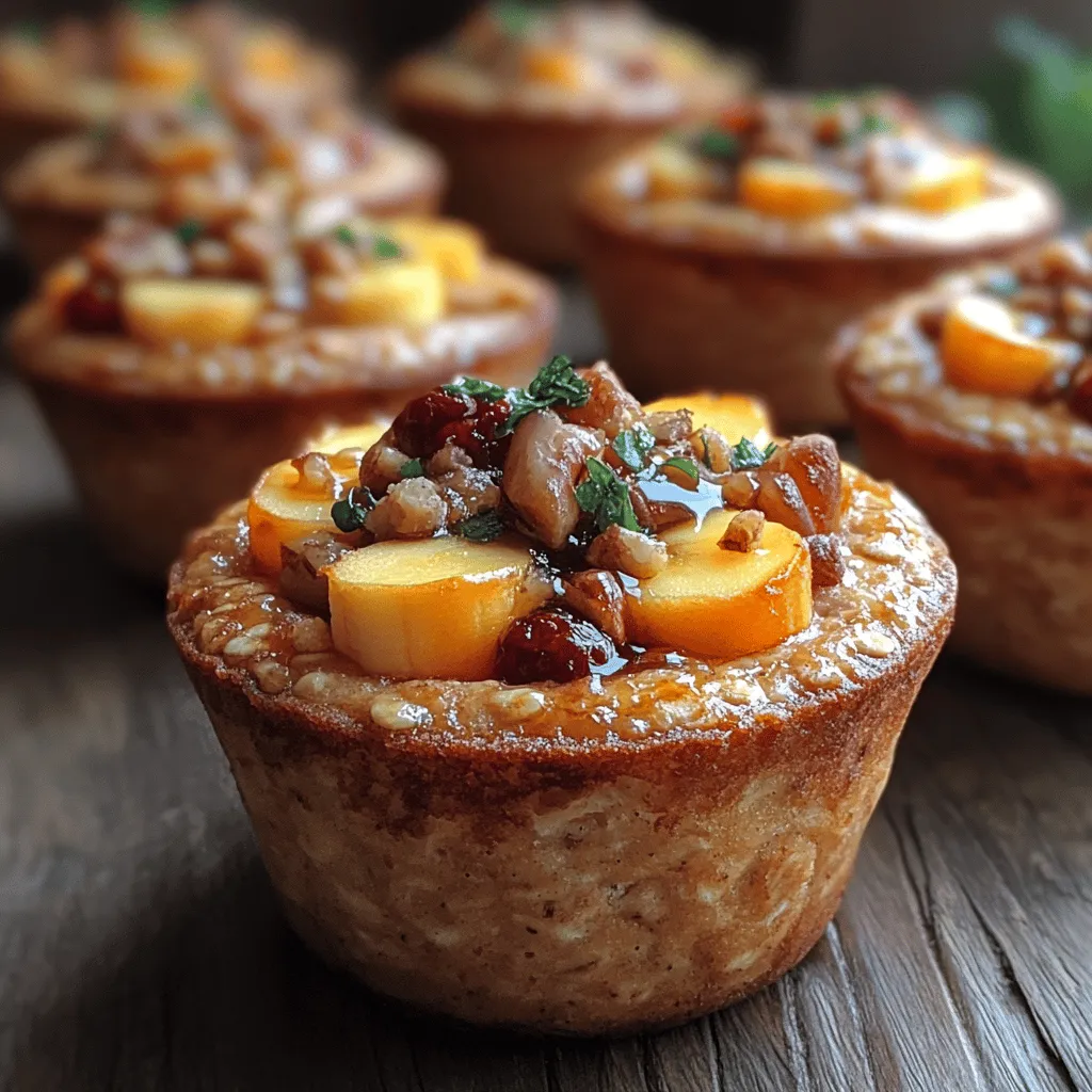 In the realm of breakfast options, the Sweet Maple Oat Breakfast Cups stand out as a delightful and nutritious choice. These portable, baked oat cups combine the wholesome goodness of rolled oats with the rich flavors of maple syrup and almond butter, making them not only a satisfying way to start your day but also a treat that can be enjoyed any time. Their appealing texture and sweet taste cater to both adults and children alike, making them a family favorite that promises to add joy to breakfast routines.