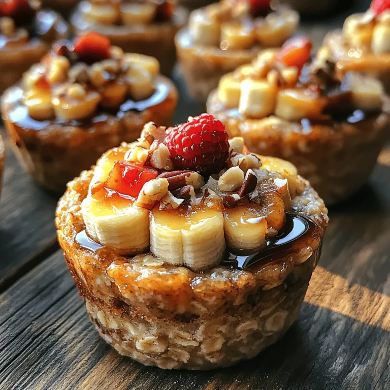 In the realm of breakfast options, the Sweet Maple Oat Breakfast Cups stand out as a delightful and nutritious choice. These portable, baked oat cups combine the wholesome goodness of rolled oats with the rich flavors of maple syrup and almond butter, making them not only a satisfying way to start your day but also a treat that can be enjoyed any time. Their appealing texture and sweet taste cater to both adults and children alike, making them a family favorite that promises to add joy to breakfast routines.