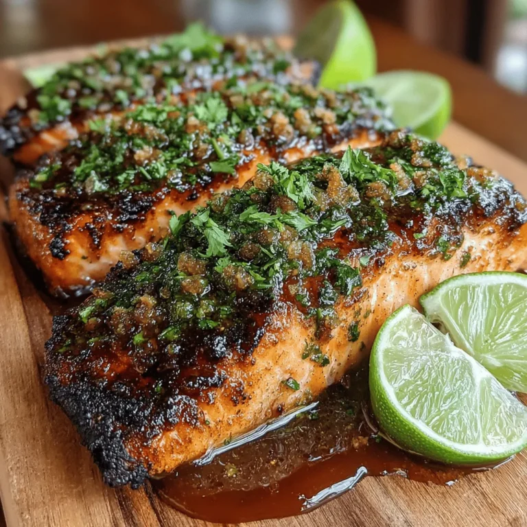 Salmon is often celebrated for its rich taste and numerous health benefits, making it a staple in cuisines around the world. Our Zesty Lime Glazed Salmon takes this beloved fish to new heights, infusing it with a refreshing and tangy flavor profile that is sure to delight your palate. This dish combines the natural richness of salmon with a vibrant lime glaze that adds a zesty kick, making it an ideal option for both casual weeknight dinners and special occasions.