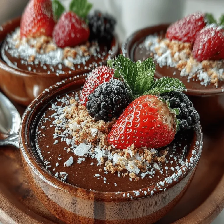Creating the perfect chocolate avocado mousse begins with properly blending your ingredients to achieve that silky, smooth texture. Start by ensuring that your avocados are ripe, as this will significantly affect the creaminess of your mousse. After removing the pit and scooping out the flesh, place it in a high-speed blender or food processor.