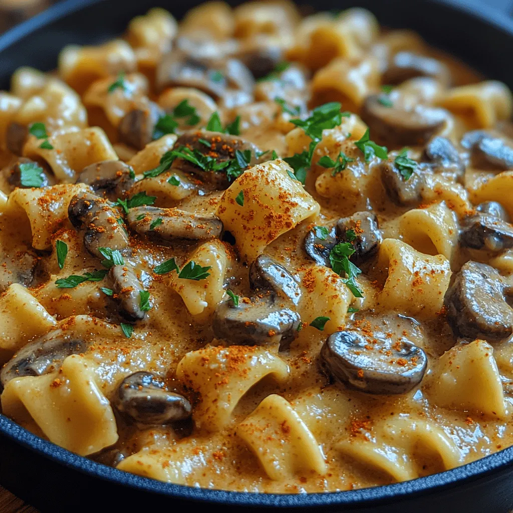 There's something undeniably comforting about a rich, creamy bowl of mushroom stroganoff. This classic dish, with its velvety texture and deep, satisfying flavors, evokes a sense of warmth and nostalgia that can turn any meal into a special occasion. Whether you're winding down after a busy day or hosting friends for a cozy gathering, mushroom stroganoff is a versatile choice that caters to both meat-lovers and vegetarians alike. What makes this recipe particularly appealing is its simplicity; with just a few wholesome ingredients, you can whip up a delightful dish that feels indulgent without requiring hours in the kitchen.