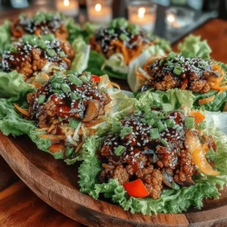 There’s something captivating about the vibrant crunch of a fresh lettuce wrap. It feels like summertime on a plate, a light yet satisfying meal that transports you to a sunny patio or a bustling street market. I remember the first time I had lettuce wraps at a local Asian fusion restaurant. The explosion of flavors and textures was a delightful surprise, with each bite revealing something new and exciting. Inspired by that experience, I embarked on a culinary journey to recreate something similar at home. After some experimentation, I’m thrilled to share with you my version: Sweet Chili Chicken Lettuce Wraps. This dish is not only delicious but also quick and easy to prepare, making it perfect for weeknight dinners or a light lunch.