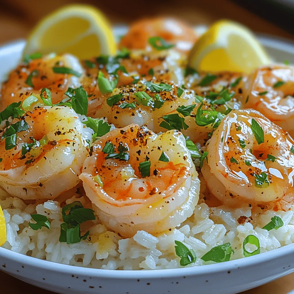 As I sit here with a warm bowl of Garlic Butter Shrimp Rice in front of me, I'm transported back to the evenings spent in my grandmother's kitchen, where the comforting aroma of garlic sizzling in butter would fill the air, hinting at something delicious on the horizon. Cooking was never merely a necessity in our household; it was a cherished ritual, a means of sharing love, memories, and fostering a sense of togetherness. This recipe for Garlic Butter Shrimp Rice Bowls encapsulates that warmth and joy, making it an ideal choice for busy weeknights or intimate gatherings with friends and family.