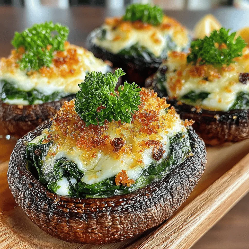 If you’re searching for a delicious and nutritious vegetarian dish, look no further than creamy spinach-stuffed Portobello mushrooms. This recipe showcases the remarkable versatility of Portobello mushrooms, transforming them into a hearty base that is perfect for a variety of fillings. With their rich, meaty texture, Portobello mushrooms provide a satisfying experience, making them a favorite among vegetarians and meat-lovers alike.