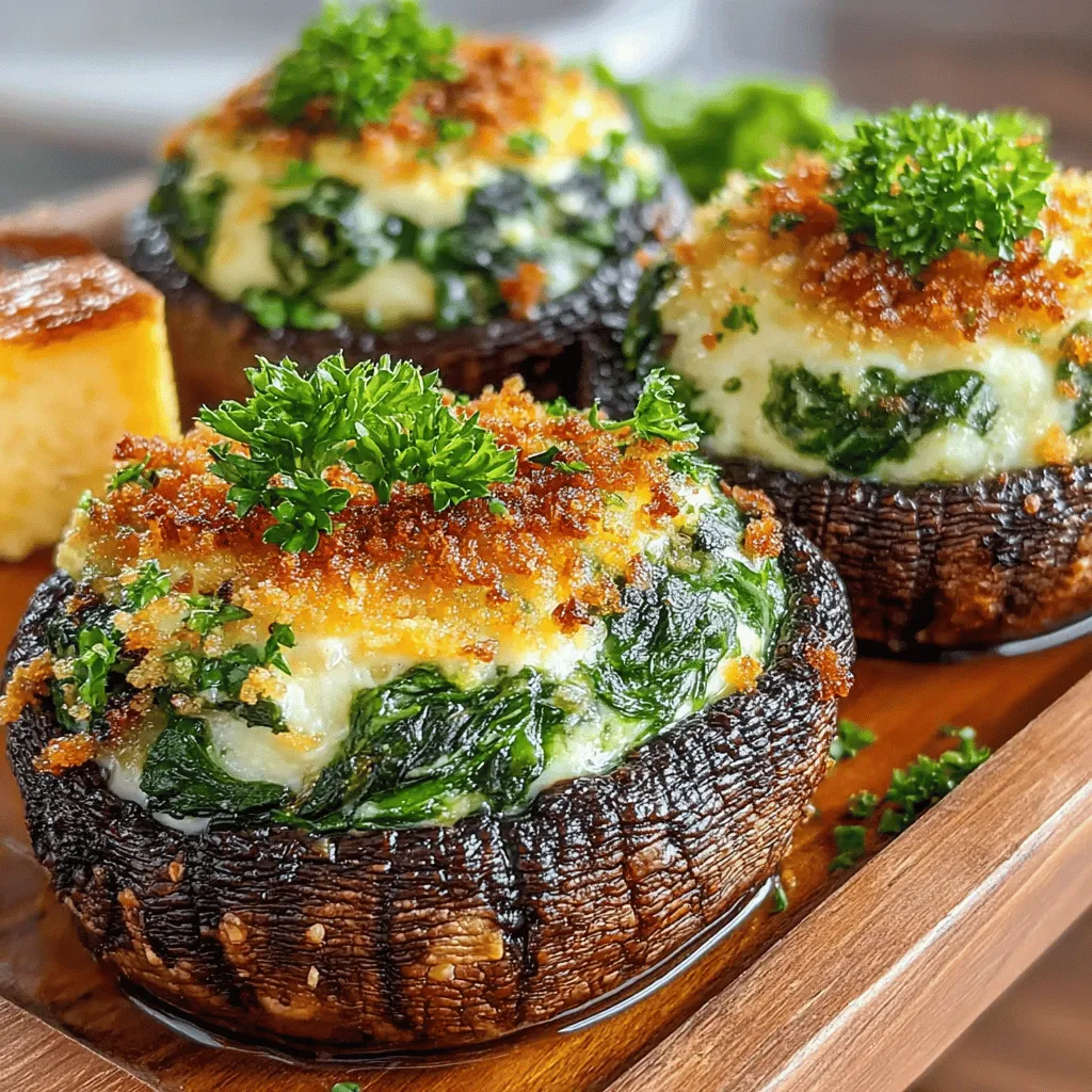 If you’re searching for a delicious and nutritious vegetarian dish, look no further than creamy spinach-stuffed Portobello mushrooms. This recipe showcases the remarkable versatility of Portobello mushrooms, transforming them into a hearty base that is perfect for a variety of fillings. With their rich, meaty texture, Portobello mushrooms provide a satisfying experience, making them a favorite among vegetarians and meat-lovers alike.