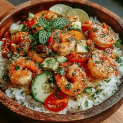 As the sun shines brightly and temperatures rise, there's nothing quite like a light and refreshing dish to invigorate your palate. Enter the Chilled Shrimp & Herb Rice Delight—a vibrant medley of succulent shrimp, fragrant jasmine rice, and a bounty of fresh vegetables, all brought together with aromatic herbs. This dish not only promises to tantalize your taste buds but also serves as a wholesome option that embraces the spirit of summer dining.