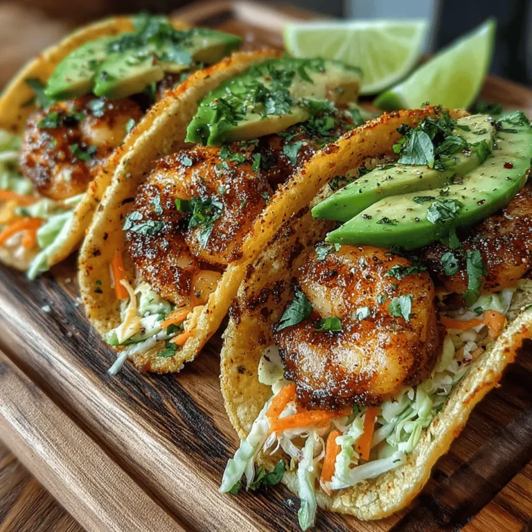 Shrimp tacos have become a beloved staple in modern cuisine, celebrated for their vibrant flavors, quick preparation, and versatility. Combining tender, zesty shrimp with the refreshing crunch of lime slaw, this dish not only tantalizes the taste buds but also brings a burst of color to your plate. The appeal of Zesty Shrimp Tacos with Crunchy Lime Slaw lies in their ability to merge simplicity with sophistication, making them perfect for casual gatherings or a delightful weeknight dinner.
