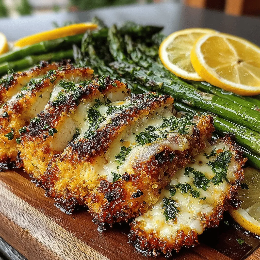 When it comes to creating a meal that perfectly balances flavor and nutrition, Garlic Parmesan Chicken & Asparagus stands out as a top contender. This delectable recipe is not only quick to prepare but also offers an unforgettable savory experience, thanks to the harmonious combination of juicy chicken breasts, tender asparagus, aromatic garlic, and rich Parmesan cheese. Whether you're in search of a simple weeknight dinner or an impressive dish to wow your guests, this recipe is sure to become a favorite in your culinary repertoire.