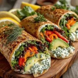 When it comes to light and refreshing meals, few recipes can compete with the delightful combination of cucumbers, creamy spreads, and aromatic herbs. The Refreshing Creamy Cucumber & Dill Wraps embody this blissful harmony, offering a burst of flavor and a satisfying crunch in every bite. Perfect for a quick lunch, a picnic, or a light dinner, these wraps are not only delicious but also incredibly versatile. You can customize them to suit various dietary preferences, making them an ideal choice for gatherings or meal prep.