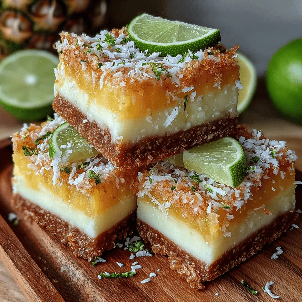 As summer days stretch longer and the sun shines brighter, the craving for a refreshing treat often becomes irresistible. Enter Tropical Paradise Frozen Coconut Pineapple Bars—a delightful dessert that captures the essence of a tropical getaway. These bars seamlessly blend the rich, creamy texture of coconut with the bright, zesty flavor of pineapple, offering a taste experience that transports you straight to a sandy beach, even if you’re enjoying them from the comfort of your own home.
