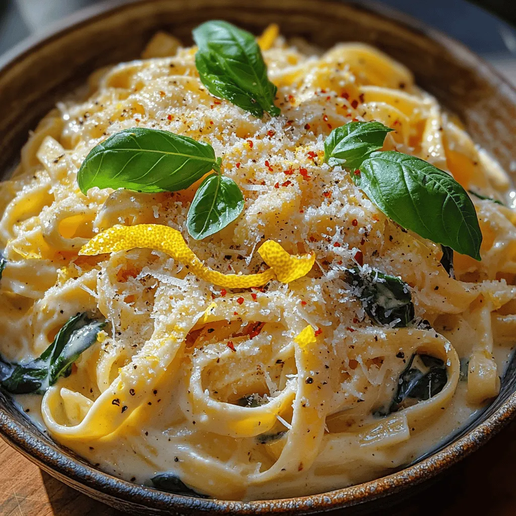 If you’re looking for a dish that embodies both comfort and sophistication, Creamy Zesty Lemon Pasta is your answer. This delightful recipe combines the rich creaminess of a well-crafted sauce with the bright, invigorating notes of lemon, making it a perfect choice for a weeknight dinner or a special occasion. Its appeal lies not only in its vibrant flavors but also in its simplicity, allowing even novice cooks to impress their family and friends with minimal effort.