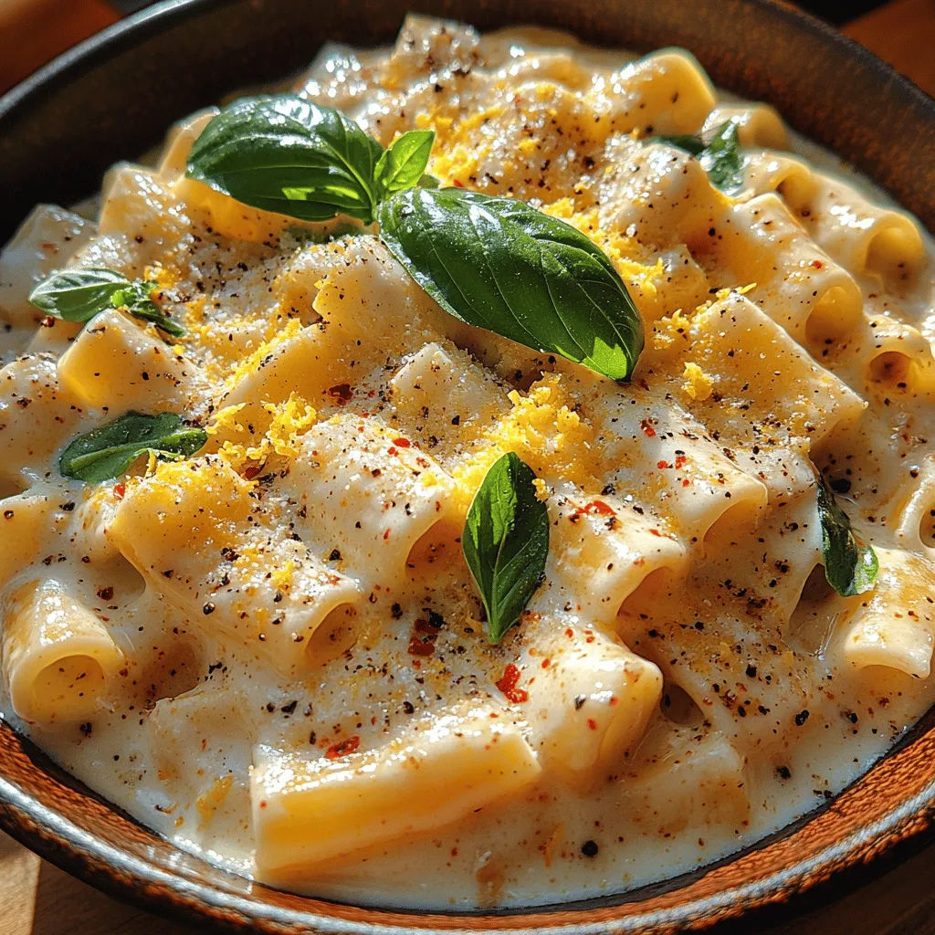 If you’re looking for a dish that embodies both comfort and sophistication, Creamy Zesty Lemon Pasta is your answer. This delightful recipe combines the rich creaminess of a well-crafted sauce with the bright, invigorating notes of lemon, making it a perfect choice for a weeknight dinner or a special occasion. Its appeal lies not only in its vibrant flavors but also in its simplicity, allowing even novice cooks to impress their family and friends with minimal effort.