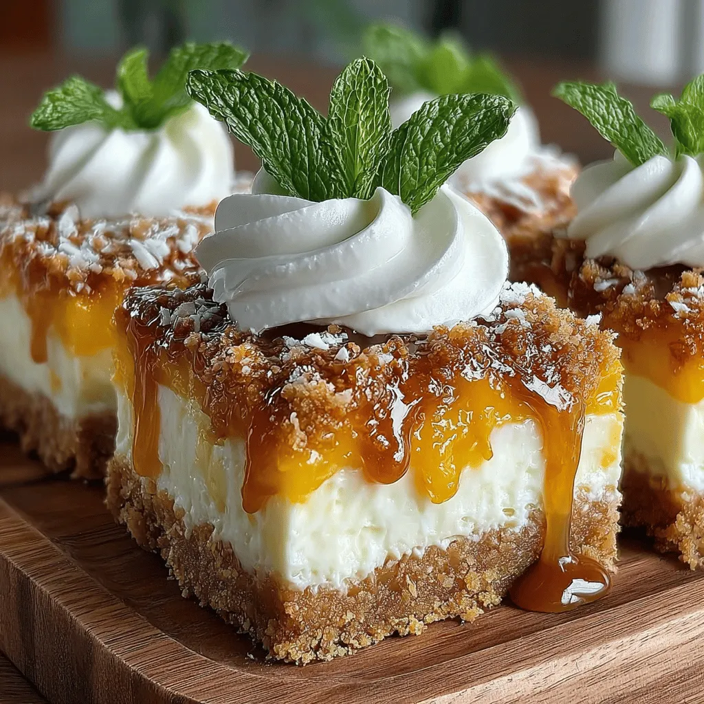 As the sun shines brightly and the temperatures rise, there's an undeniable craving for desserts that capture the essence of summer. Tropical desserts are particularly appealing, evoking images of sandy beaches, swaying palm trees, and vibrant fruits. Among these, mango stands out as a beloved ingredient, renowned for its sweet, juicy flavor and versatility in a variety of dishes. Whether blended into smoothies or incorporated into cakes and bars, mango adds a refreshing touch that is hard to resist.