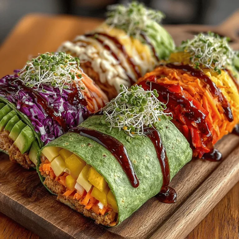 In recent years, there has been a noticeable shift towards healthier eating habits, with an increasing number of people embracing plant-based meals. This trend is fueled by a growing awareness of the benefits associated with a diet rich in fruits, vegetables, and whole grains. Among the myriad of options available, one standout recipe that perfectly embodies this healthy eating ethos is the Colorful Crunch Rainbow Veggie Wraps. Bursting with flavor and vibrant colors, these wraps are not only visually appealing but also packed with nutrients, making them an excellent choice for anyone looking to enhance their diet.