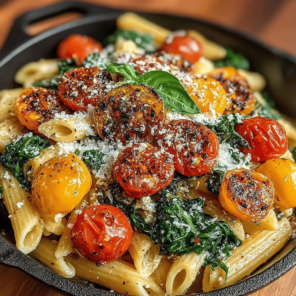 When it comes to comforting meals, few dishes can compete with a bowl of creamy pasta. Creamy Roasted Tomato and Ricotta Penne stands out as a quintessential example of how simple ingredients can create a dish that delights the senses. The creamy texture of ricotta melds beautifully with the sweetness of roasted cherry tomatoes, resulting in a pasta dish that is both satisfying and bursting with flavor. This recipe not only highlights the rich, delicious taste of each ingredient but also celebrates the importance of fresh, seasonal produce—especially during the peak of tomato season.