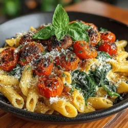Creamy Roasted Tomato and Ricotta Penne