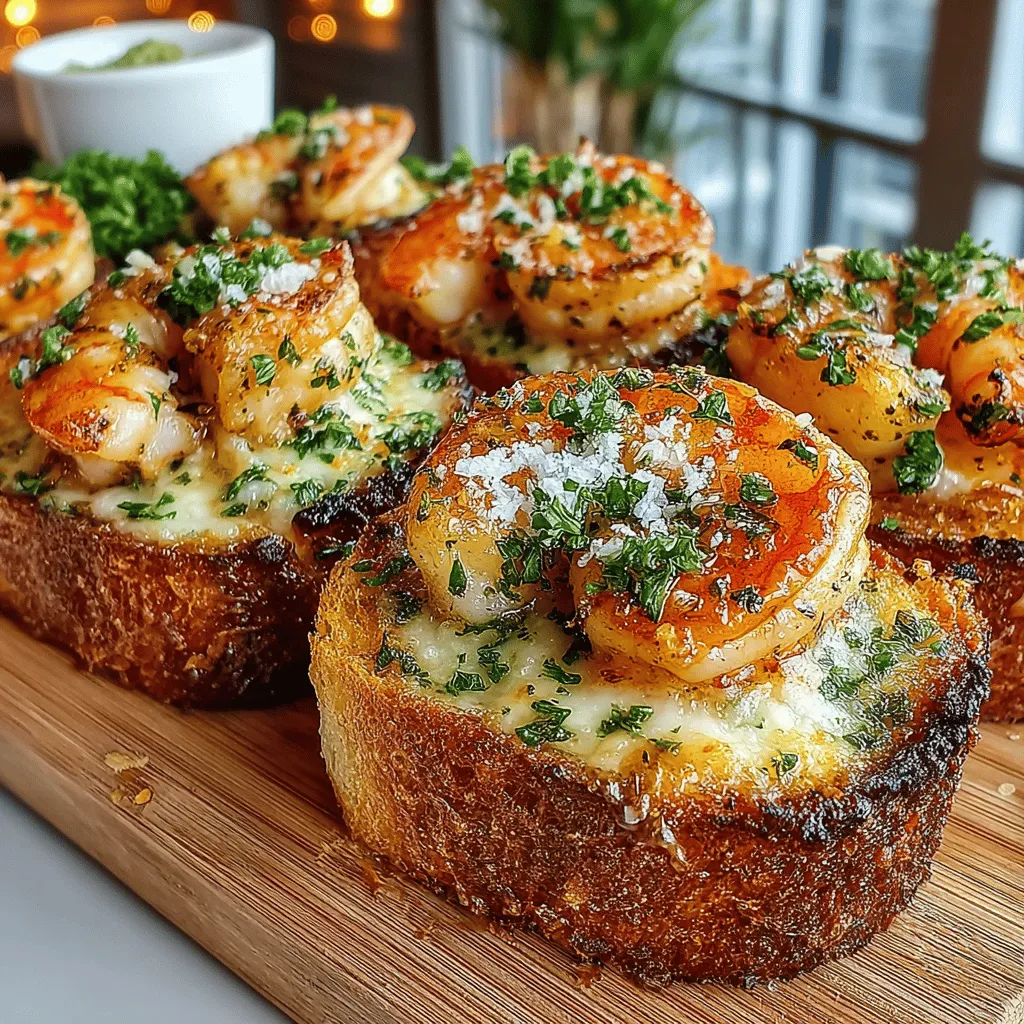 If you're on the hunt for an appetizer that is as pleasing to the eyes as it is to the palate, look no further than Lemon Garlic Butter Shrimp Toast Cups. This delectable dish combines succulent shrimp, bright citrus, and rich butter all nestled atop crispy toast, making it a perfect choice for any occasion. Whether you're hosting a casual gathering with friends or preparing an elegant dinner party, these toast cups are sure to impress your guests and leave them craving more.