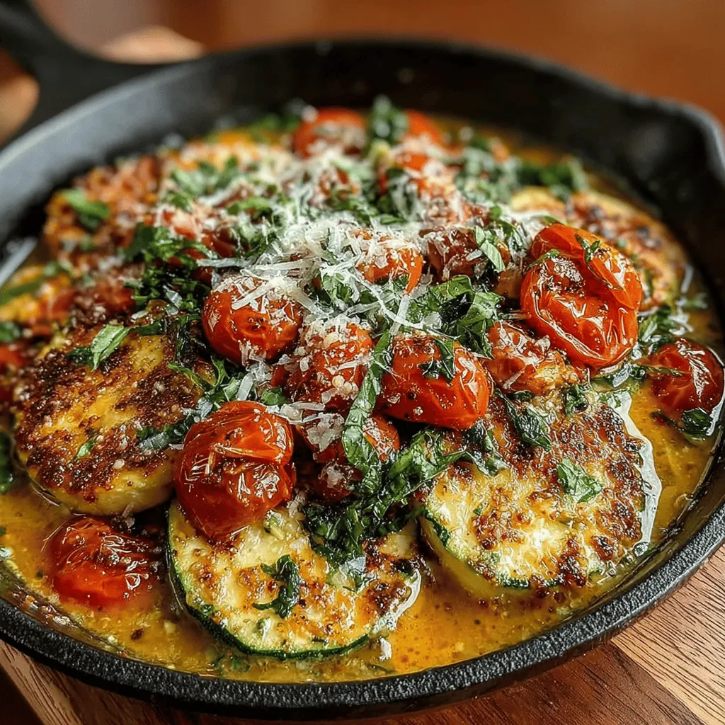 As mealtime approaches, the search for a quick yet satisfying dish often leads home cooks to seek out recipes that balance flavor, nutrition, and convenience. The Creamy Tomato & Zucchini Skillet is a perfect answer to this culinary quest. This vibrant and comforting dish not only tantalizes the taste buds but also delivers a generous serving of health benefits, making it an ideal choice for busy weeknights or leisurely weekend meals.