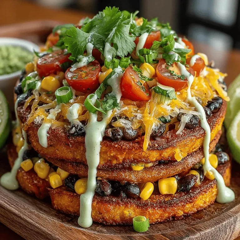 In recent years, the culinary world has embraced a wave of innovative and healthier alternatives to beloved comfort foods. One standout creation that has garnered significant attention is the Sweet Potato Nacho Tower Delight. This dish takes the classic nacho experience and elevates it by incorporating the nutritional benefits of sweet potatoes, providing a guilt-free indulgence that appeals to health-conscious food lovers and flavor enthusiasts alike.