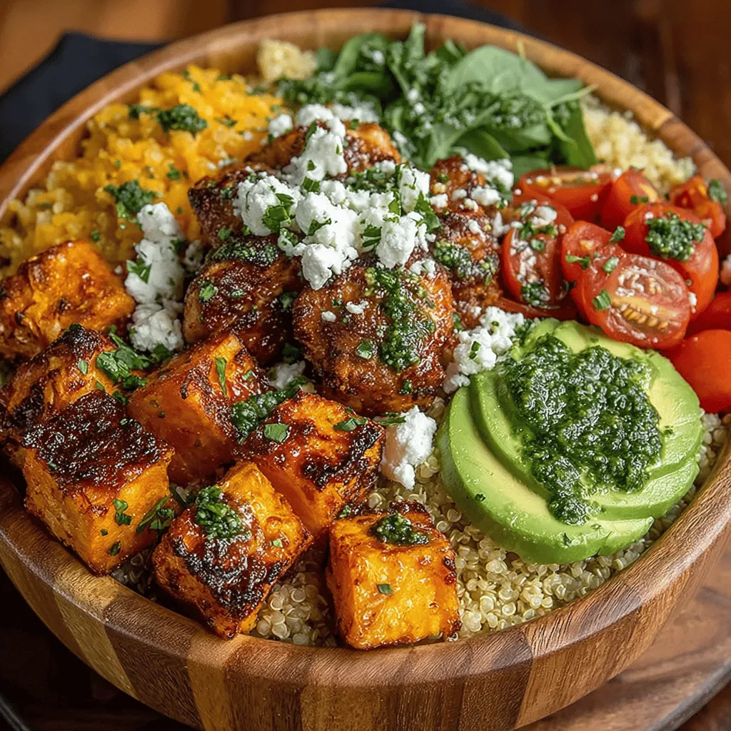 There’s something undeniably comforting about a warm bowl of food that looks as good as it tastes. The vibrant colors and enticing aromas can instantly lift your spirits, especially on a chilly evening when all you crave is a hearty meal. I remember the first time I stumbled upon the idea of sweet potato chicken pesto bowls. I was searching for ingredients that could deliver warmth and nourishment, and as I rifled through my pantry, I discovered sweet potatoes, chicken, and a jar of vibrant green basil pesto. At that moment, a light bulb went off in my head! Little did I know, this simple combination would soon become a beloved staple in my kitchen, seamlessly balancing flavors and textures while delivering a hearty dose of nutrition.