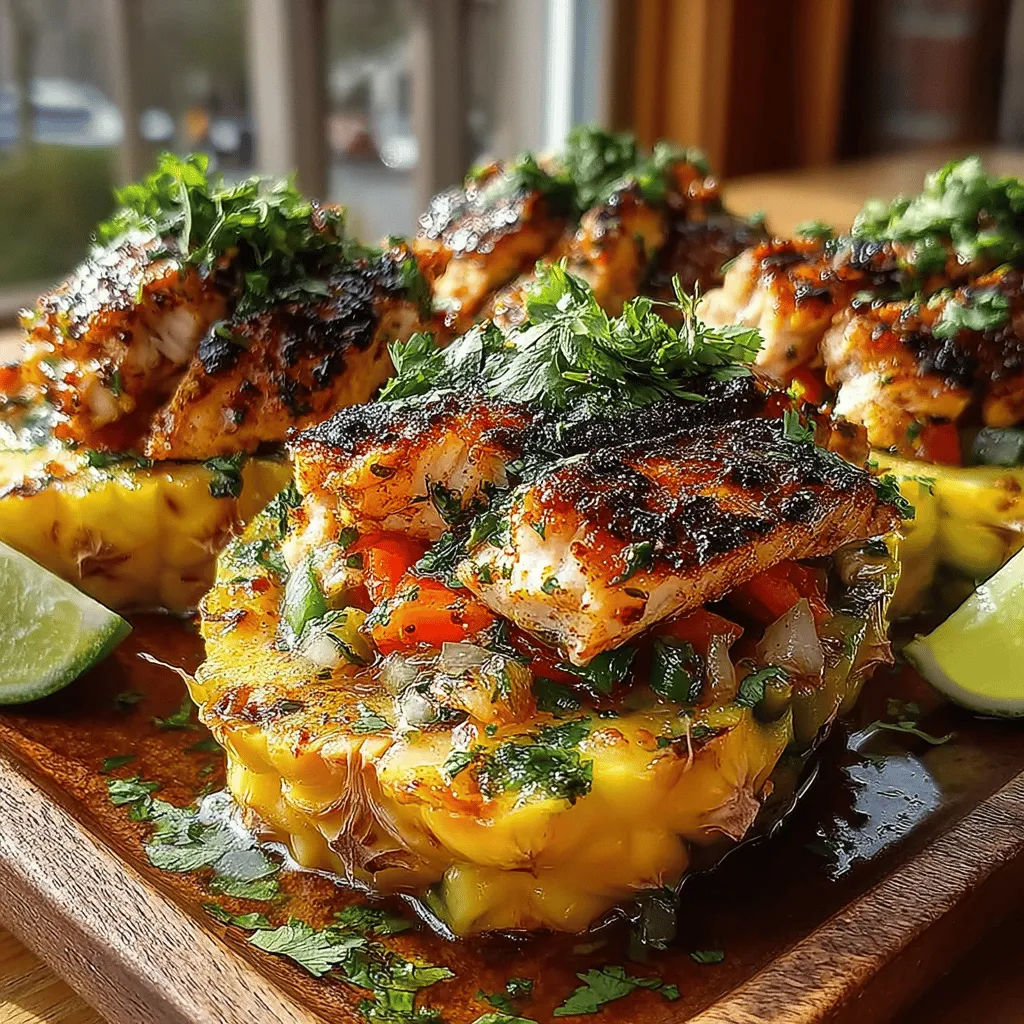 As the sun shines bright and the days grow longer, there’s nothing quite as inviting as a meal that encapsulates the vibrant flavors of summer. Enter Tropical Grilled Chicken Pineapple Bowls—a refreshing and colorful dish that brings together the succulent taste of grilled chicken, the natural sweetness of fresh pineapple, and a medley of sautéed vegetables. This recipe is more than just a meal; it’s an experience that transports you to a tropical paradise with every bite.