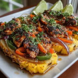 Tropical Grilled Chicken Pineapple Bowls: A Flavorful Journey