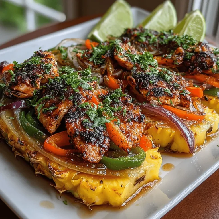 As the sun shines bright and the days grow longer, there’s nothing quite as inviting as a meal that encapsulates the vibrant flavors of summer. Enter Tropical Grilled Chicken Pineapple Bowls—a refreshing and colorful dish that brings together the succulent taste of grilled chicken, the natural sweetness of fresh pineapple, and a medley of sautéed vegetables. This recipe is more than just a meal; it’s an experience that transports you to a tropical paradise with every bite.