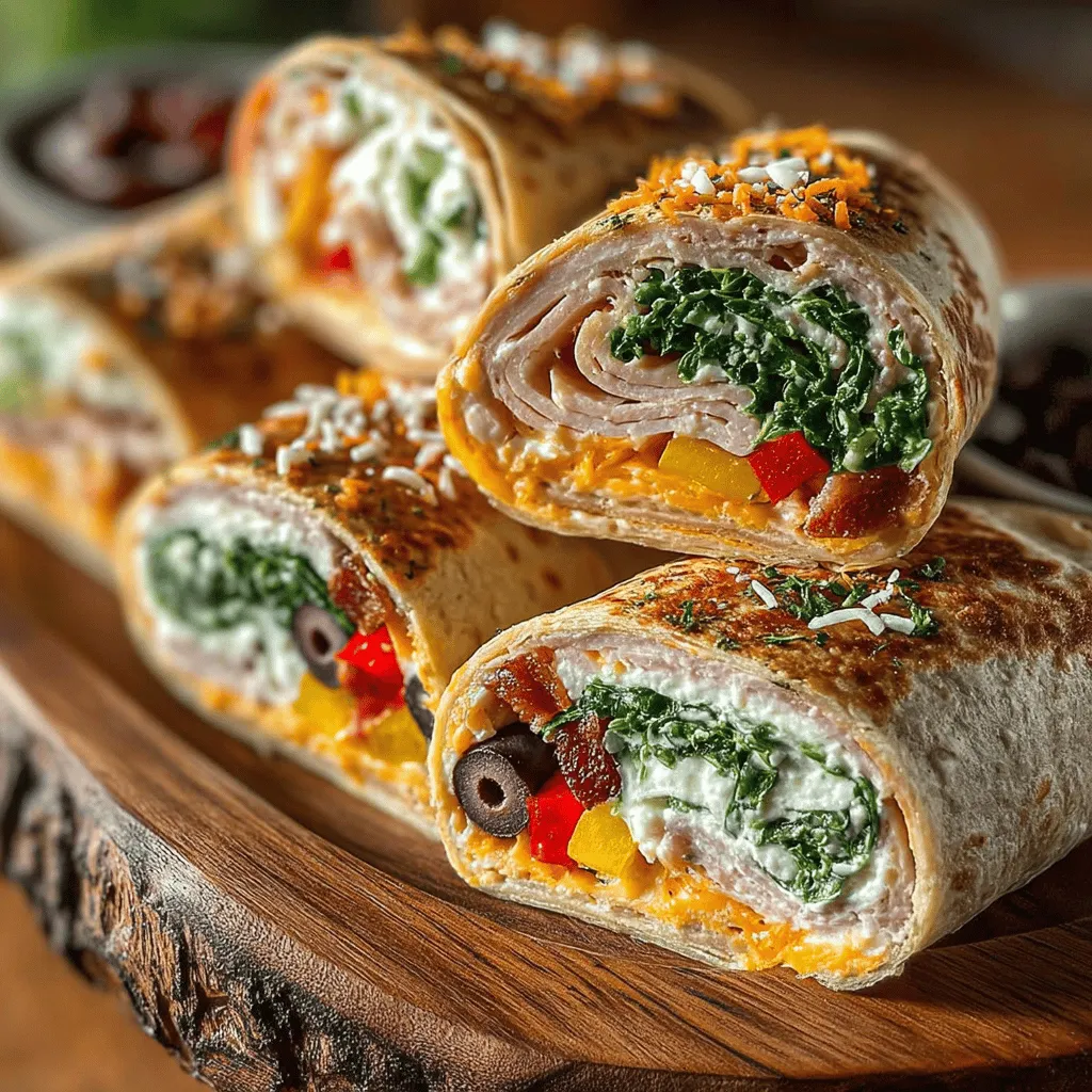 Achieving the perfect roll for your Turkey Cheese Pinwheels is crucial to keeping the filling secure and ensuring a great presentation. Here are some tips to help you master the rolling technique:
