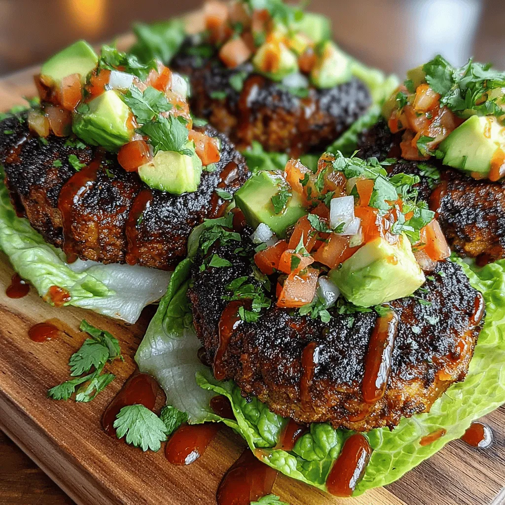 In recent years, plant-based diets have surged in popularity, with more people seeking healthier, eco-friendly alternatives to traditional meat dishes. Among these alternatives, black bean burgers have emerged as a frontrunner, celebrated for their rich flavors, satisfying textures, and impressive nutritional profiles. The Sizzling Spicy Black Bean Burger Lettuce Wraps take this trending dish to a new level, offering a vibrant and zesty option that appeals to vegans, vegetarians, and meat-lovers alike.