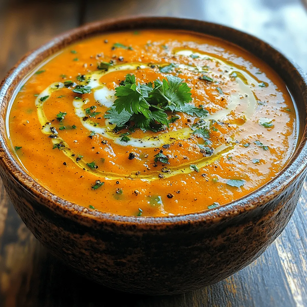 As the days grow shorter and the air turns crisp, there's nothing quite like a bowl of warm soup to provide comfort and nourishment. Creamy Carrot Ginger Soup embodies this sentiment perfectly, blending vibrant flavors with a silky texture that warms both body and soul. This inviting dish captures the essence of sunshine, making it an ideal choice for chilly evenings or any occasion that calls for a little warmth and cheer.