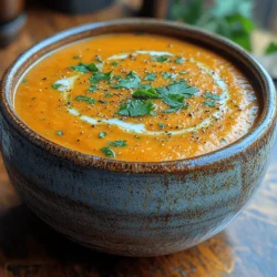 As the days grow shorter and the air turns crisp, there's nothing quite like a bowl of warm soup to provide comfort and nourishment. Creamy Carrot Ginger Soup embodies this sentiment perfectly, blending vibrant flavors with a silky texture that warms both body and soul. This inviting dish captures the essence of sunshine, making it an ideal choice for chilly evenings or any occasion that calls for a little warmth and cheer.