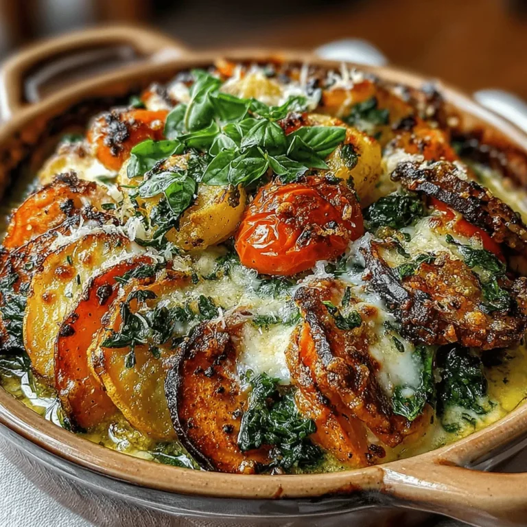 In the world of comfort food, casseroles hold a special place for their ability to bring together a medley of flavors and textures into one warm, inviting dish. The Sweet & Savory Sweet Potato & Eggplant Casserole is a perfect example of this culinary harmony, striking a delightful balance between the natural sweetness of sweet potatoes and the rich, savory characteristics of eggplant. This dish not only satisfies the taste buds but also serves as a nourishing option, packed with essential nutrients that promote a healthy lifestyle.