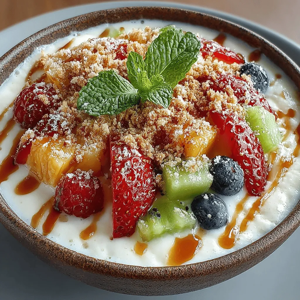 When it comes to creating the perfect Fruity Delight Soup, the art of combining ingredients is essential. Begin by preparing a creamy base that will complement the vibrant fruits you’ve selected. A classic base typically includes yogurt, cream, or even a non-dairy alternative like coconut cream. The key here is to ensure that your base is rich yet not overpowering, allowing the natural flavors of the fruits to shine through.
