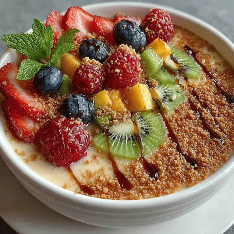 When it comes to creating the perfect Fruity Delight Soup, the art of combining ingredients is essential. Begin by preparing a creamy base that will complement the vibrant fruits you’ve selected. A classic base typically includes yogurt, cream, or even a non-dairy alternative like coconut cream. The key here is to ensure that your base is rich yet not overpowering, allowing the natural flavors of the fruits to shine through.