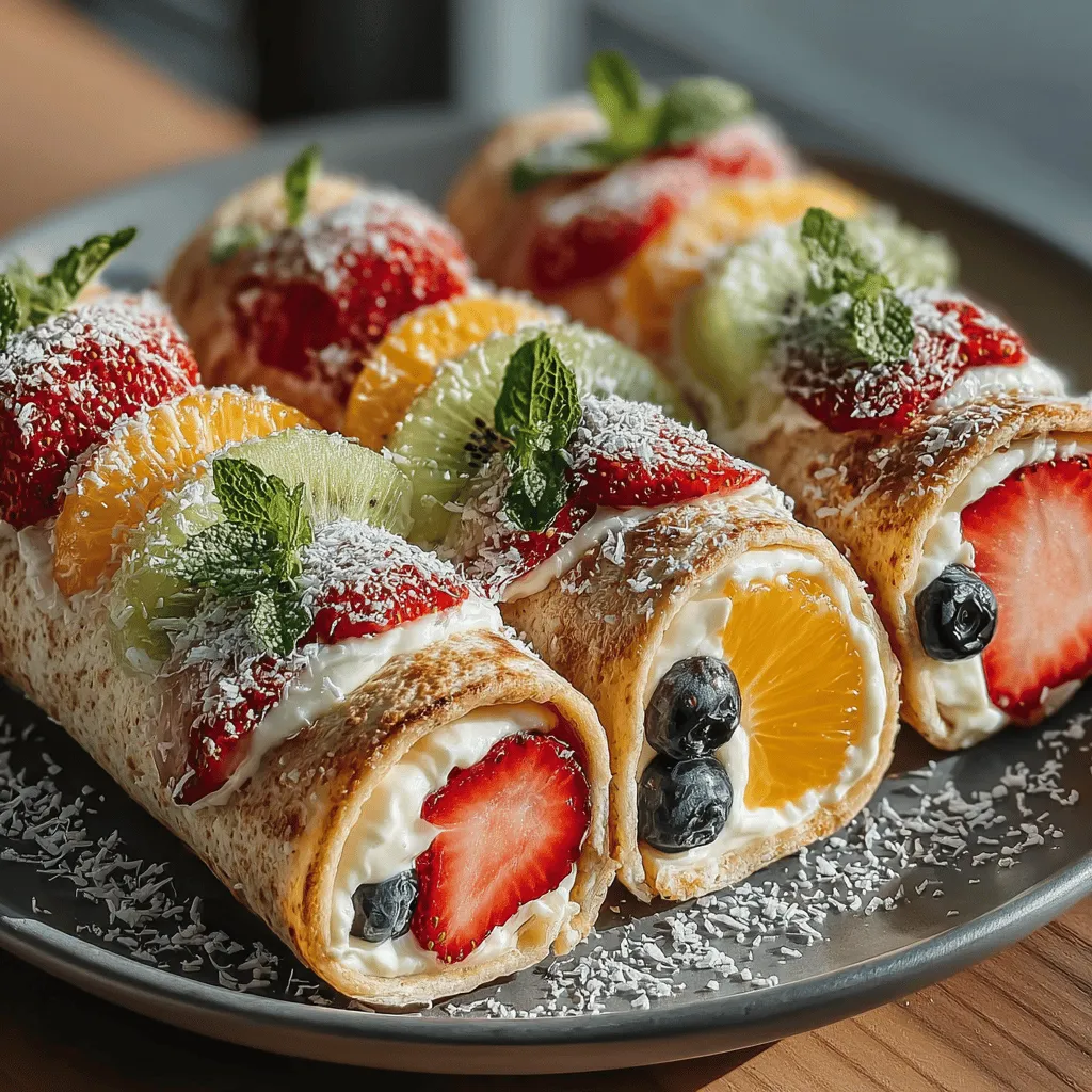 In recent years, fruit wraps have surged in popularity as a delightful and nutritious snack or dessert option. These vibrant, portable bites not only satisfy sweet cravings but also pack a punch of vitamins and minerals, making them an ideal choice for health-conscious individuals. Among the myriad of fruit wrap recipes, the Tropical Paradise Fruit Wraps stand out as an exceptional treat that encapsulates the essence of tropical flavors. With their colorful ingredients and refreshing taste, these wraps are perfect for warm days, picnics, or simply as a quick, healthy snack at home.